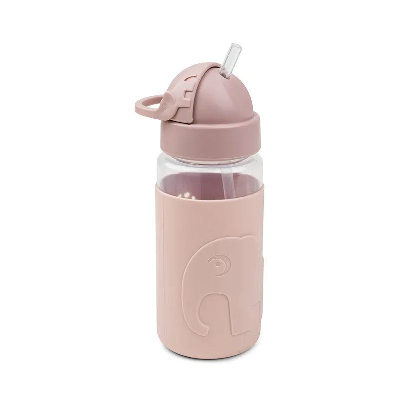 Easy-grip drikkedunk m/ sugerør - Elphee - Pudder - 350 ml