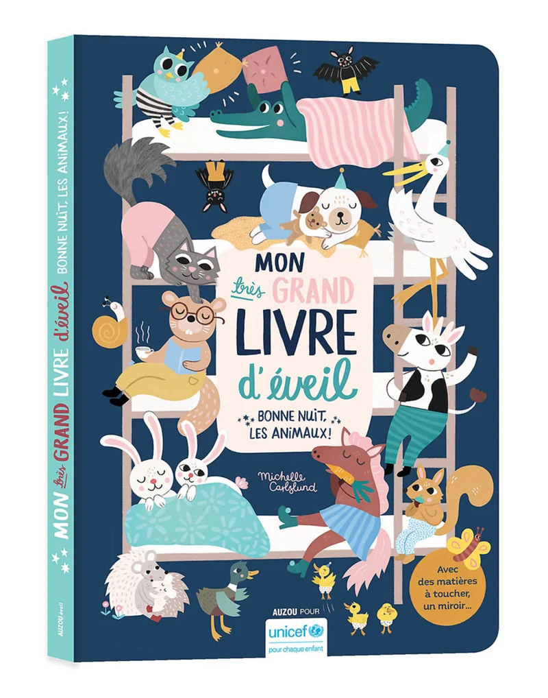 Mon très grand livre d'éveil - Bonne nuit les animaux