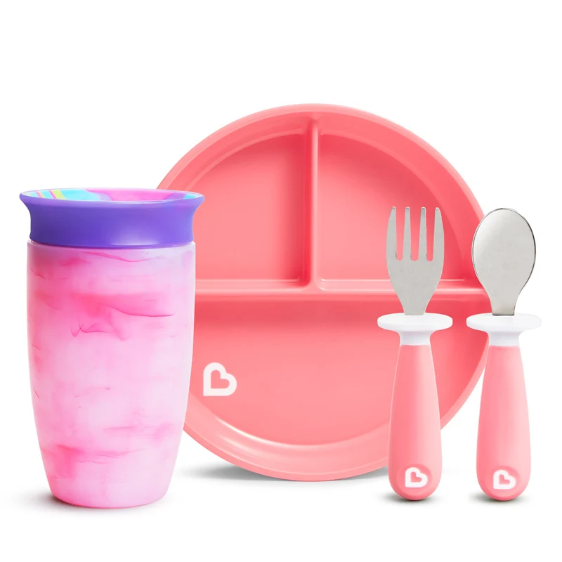 Pretty in Pink Toddler Mealtime Bundle