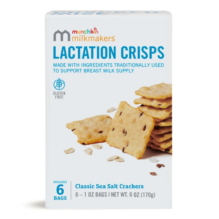 Milkmakers® Lactation Crisps, Sea Salt, 6ct