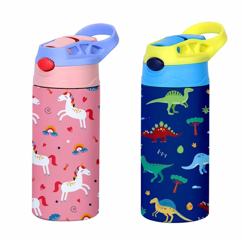 Gourde enfant 350 ml à paille