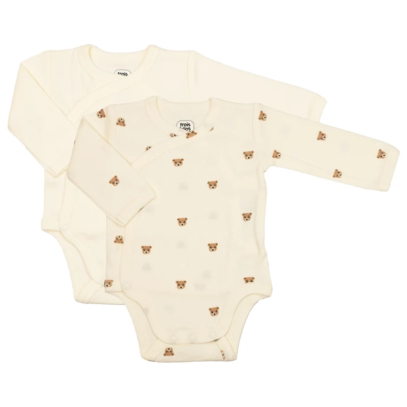 Lot de 2 Bodies - Ours Moka