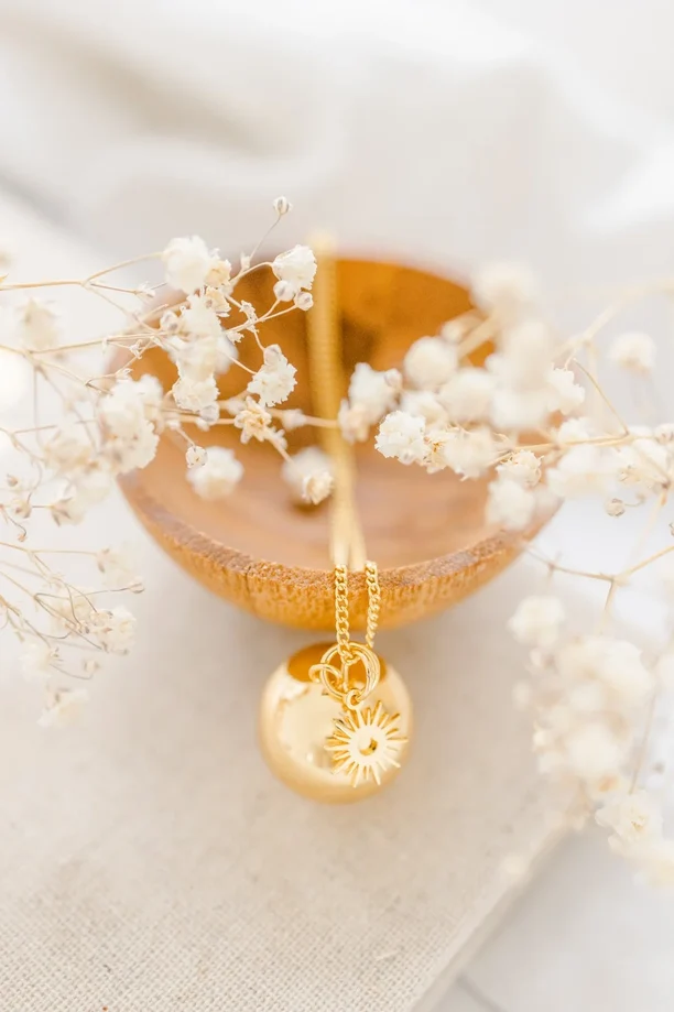 Bola de grossesse charm soleil Talisman - Or