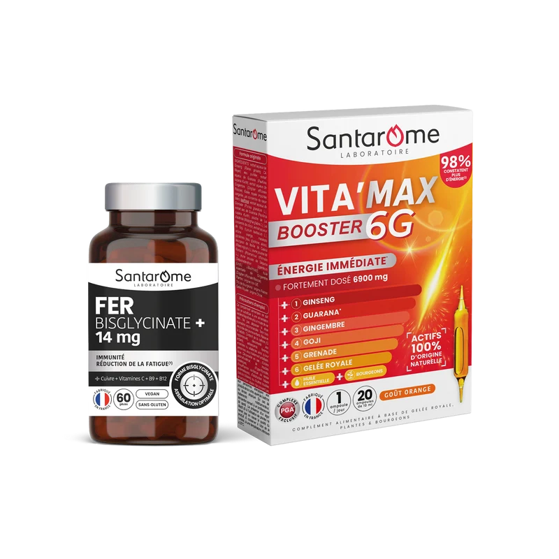 Pack Anti-Fatigue - Fer + Booster