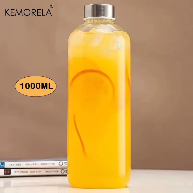 Gourde de sport en verre 500 ml à 1 L