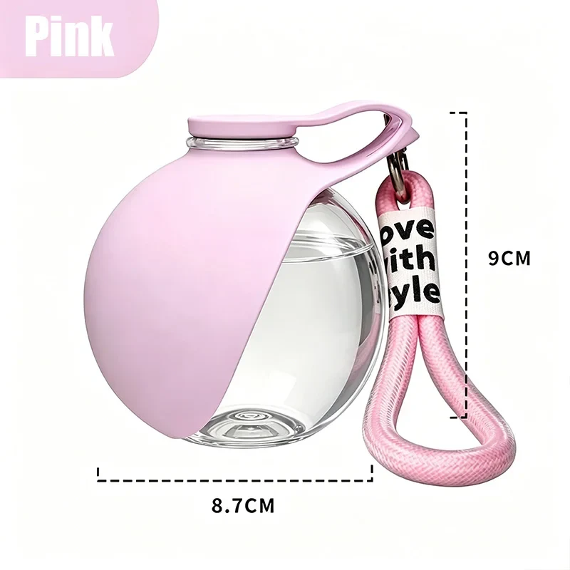 Gourde pour chien en silicone à mousqueton