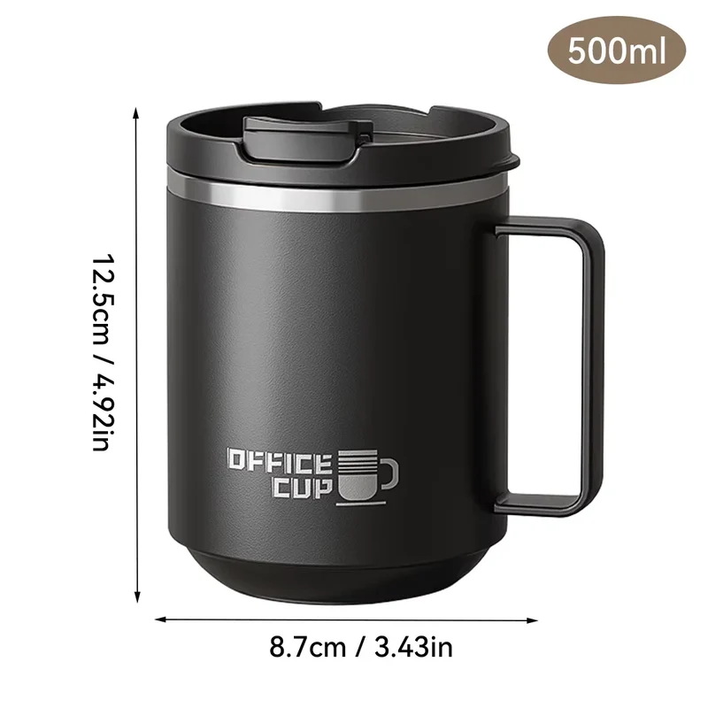 Gourde à café en inox 500 ml isotherme
