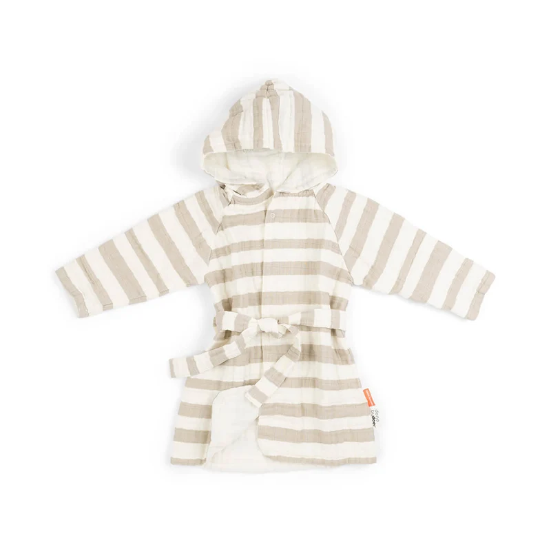 Badekåbe 1-2 år - Stripes - Sand