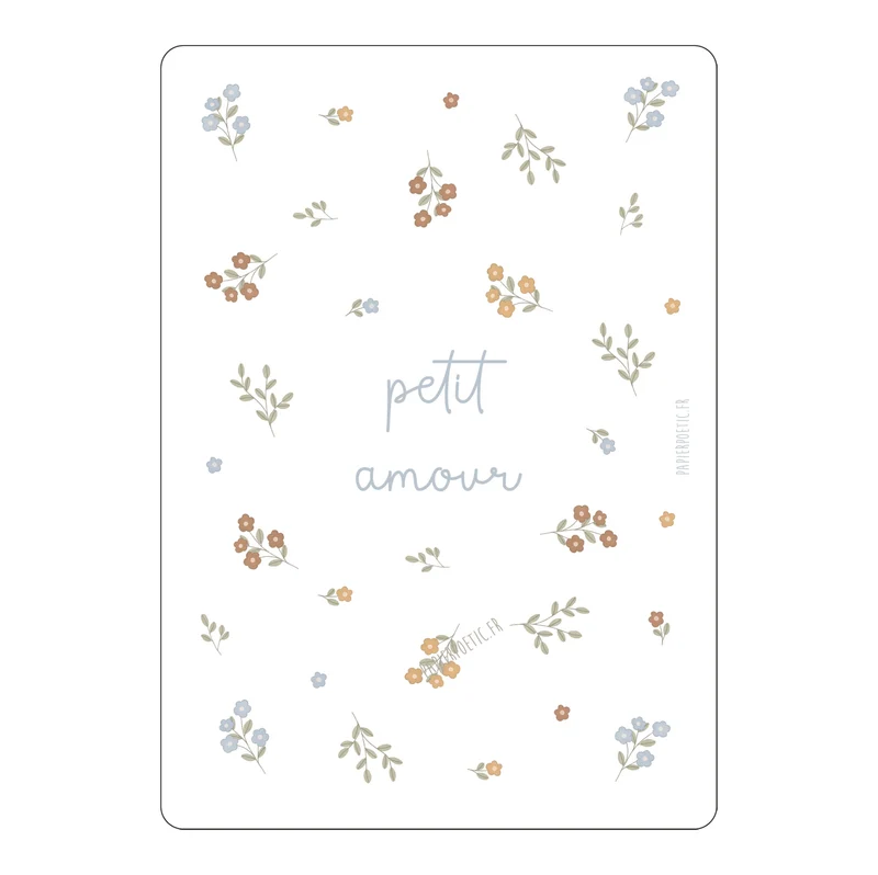 Carte "Petit Amour Fleuri"