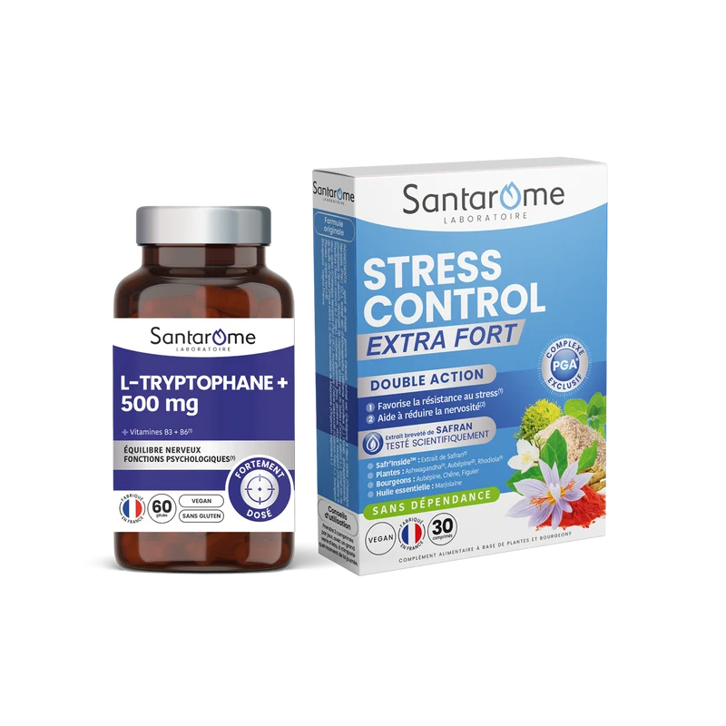 Pack Anti-Stress - L-Tryptophane + Safran