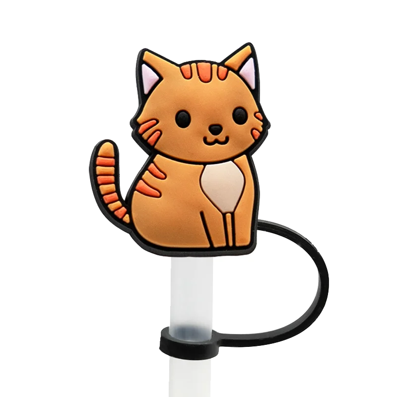 Embout Paille Chat Mignon