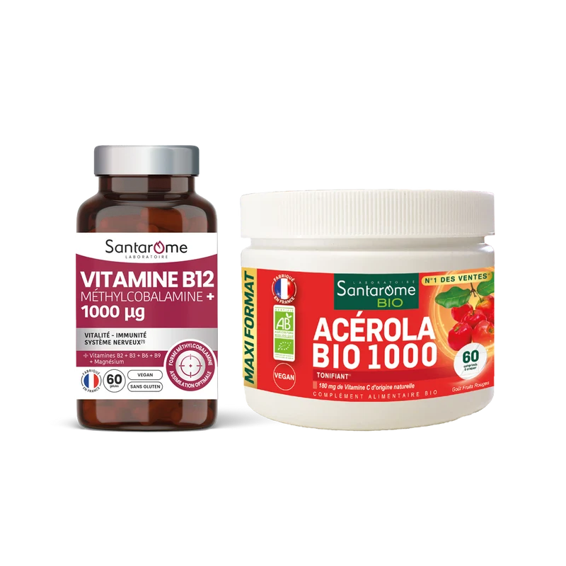 Pack Énergie - Vitamine B12 & Acérola