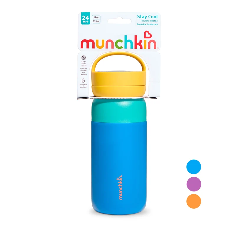Stay Cool Insulated Water Bottle with Straw | 24m+