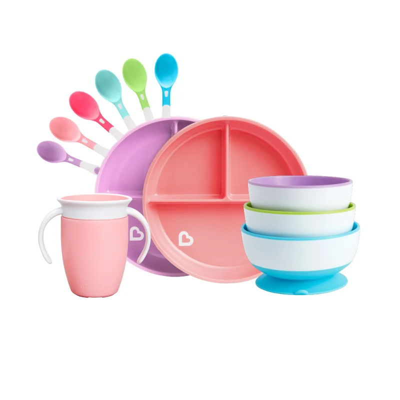 Mini Bites Weaning Bundle (Pink)