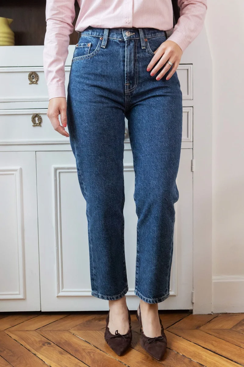 Jean droit Ellen - bleu indigo