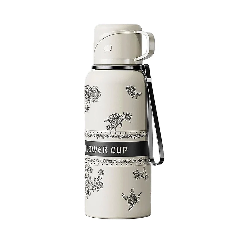 Gourde Inox Fleurs 600ml