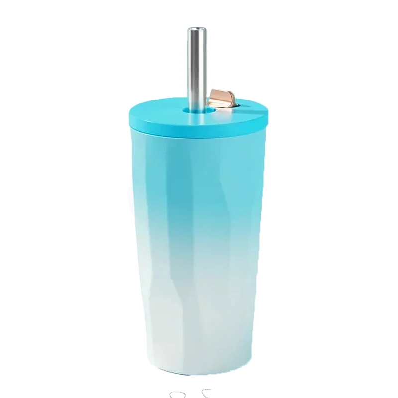 Gourde Isotherme Gobelet avec Paille