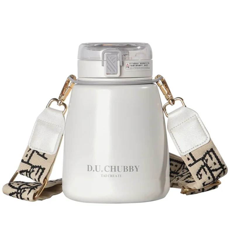 Gourde Inox 1L avec Paille et Infuseur
