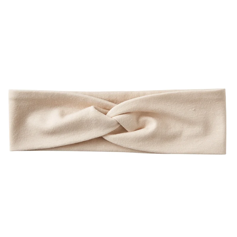 Bandeau large turban - Nude