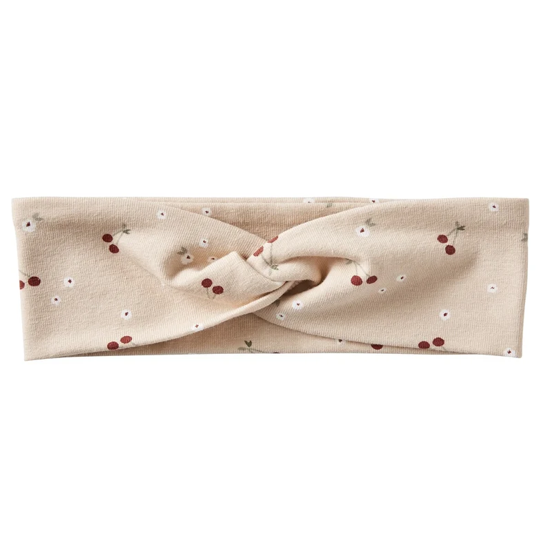 Bandeau large turban - Cerises