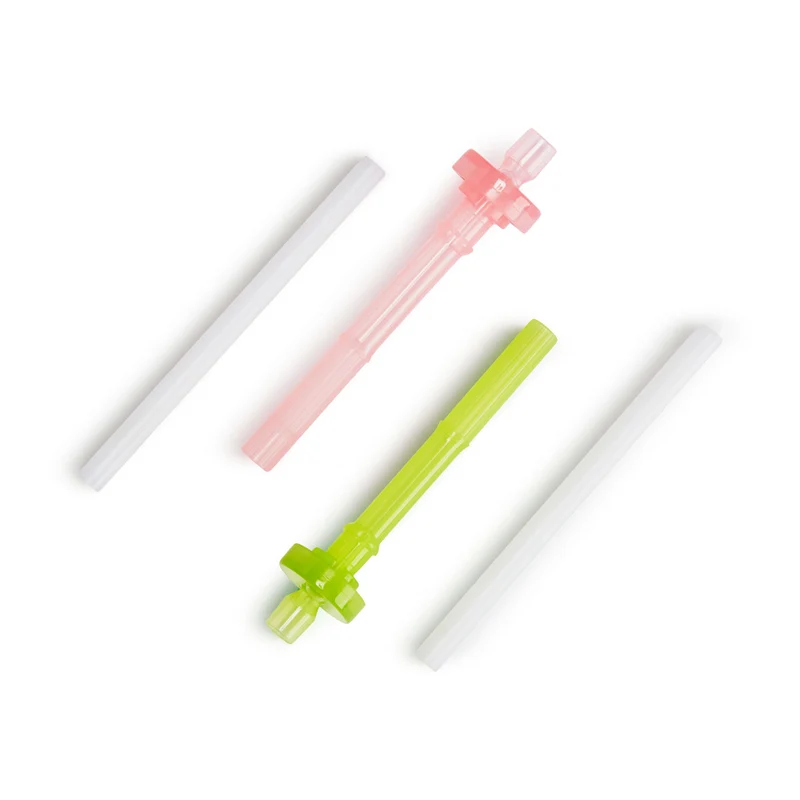 Replacement Straws with Valves for Click Lock® Flip Straw Cups, 2pk