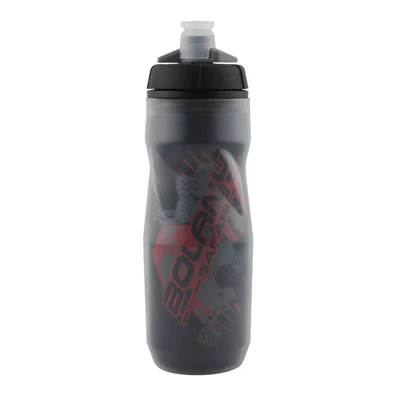 Gourde de vélo en plastique sans BPA 600 ml isotherme