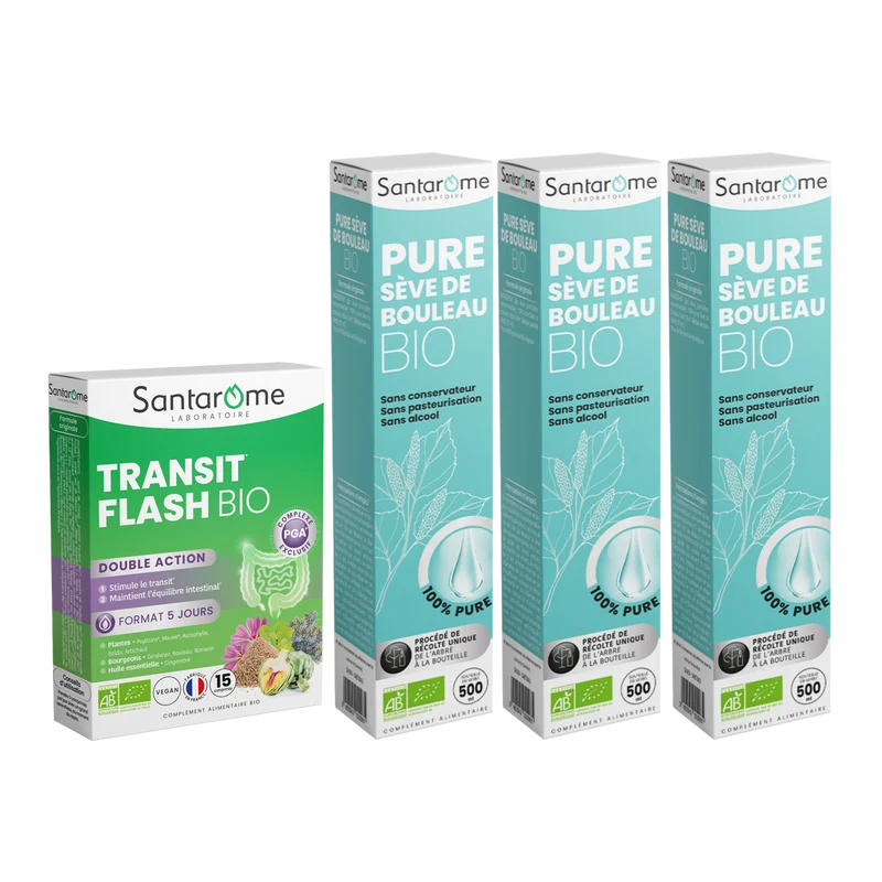 Pack Détox & Transit Flash Bio