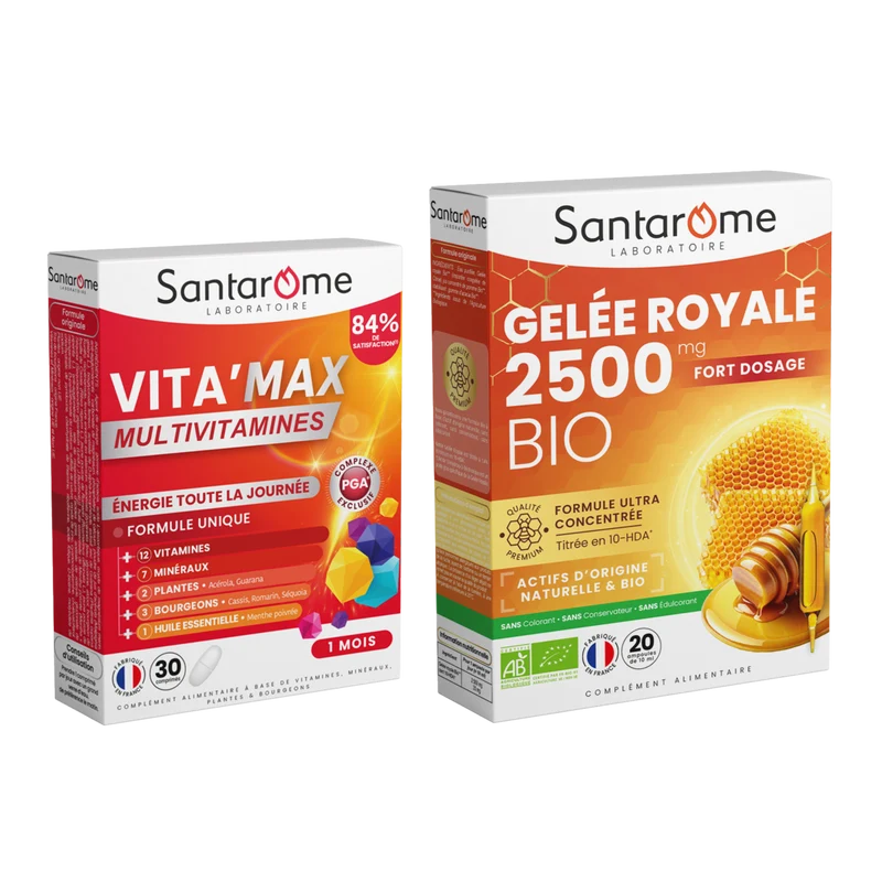 Pack Gelée Royale 2500 & Multivitamines