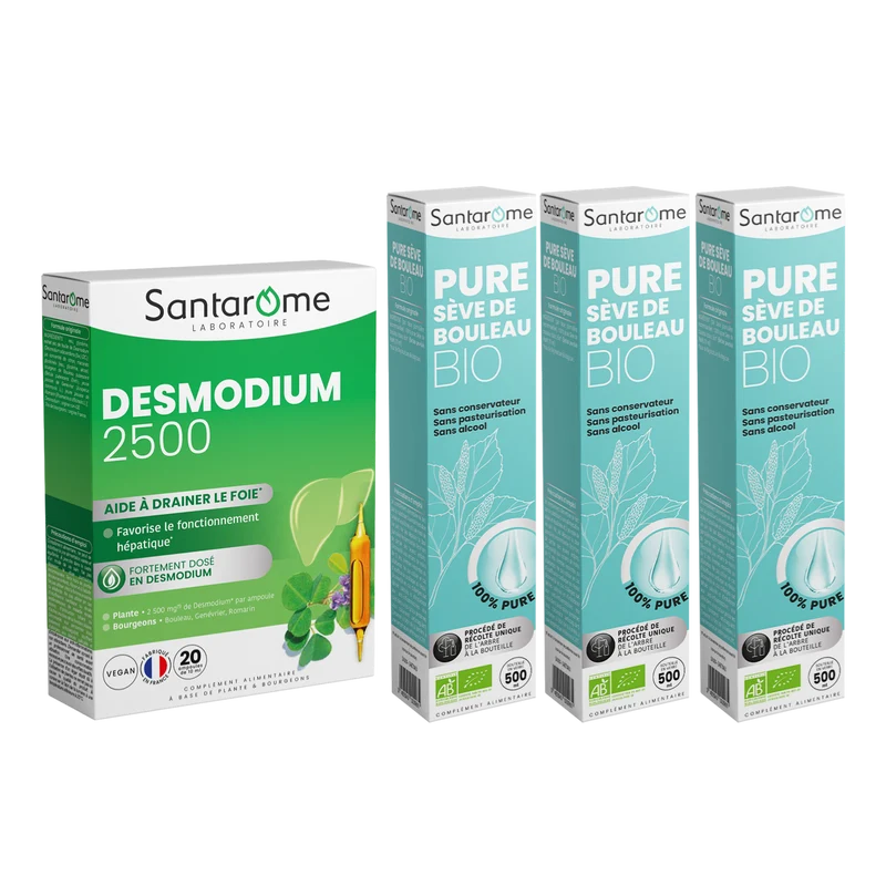 Pack Détox Desmodium - Ampoules