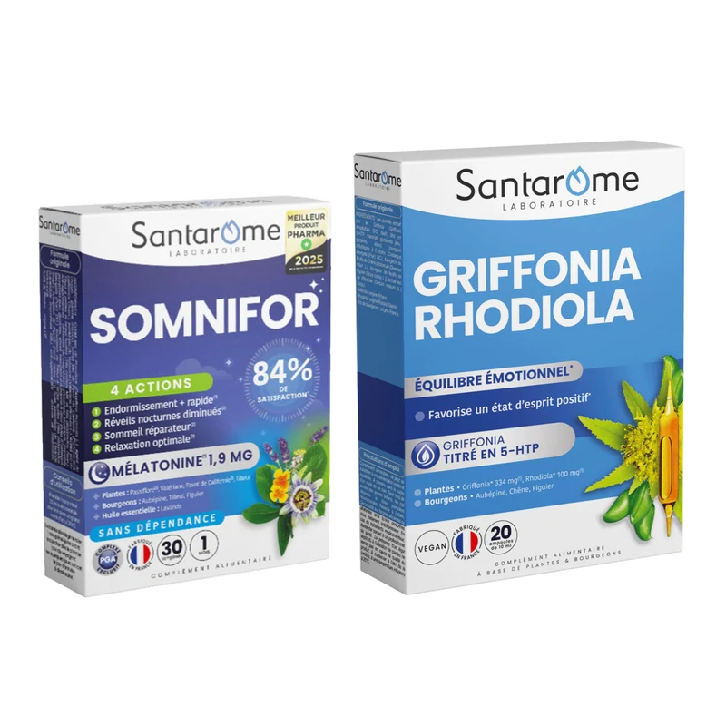 Pack Humeur & Sommeil – Avec mélatonine