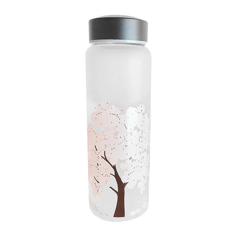 Gourde en Verre Fleurs de Cerisier