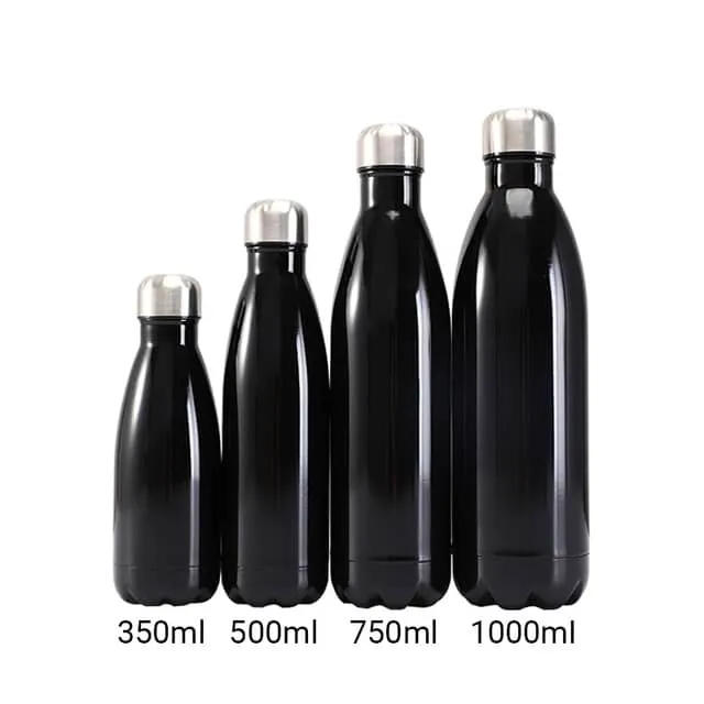 Gourde Inox Isotherme 350ml à 1L - Les Brillantes