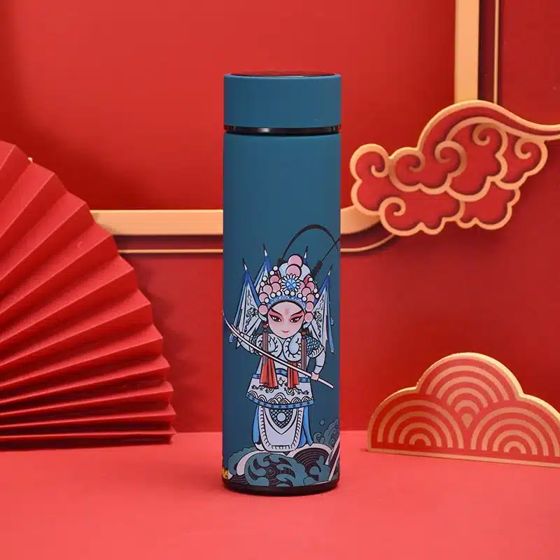 SenseiTherm : Gourde Thermos personnages style Manga avec Affichage de Température