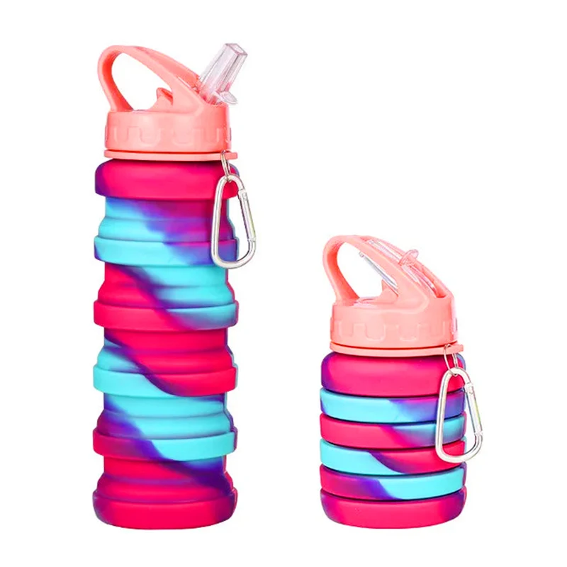 Gourde Sport Rétractable Colorée