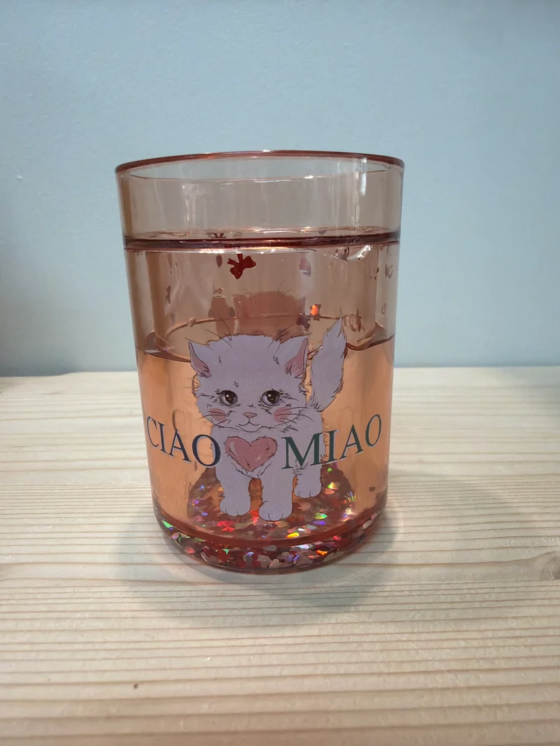 Gobelet à paillettes (unité) - Ciao Miao