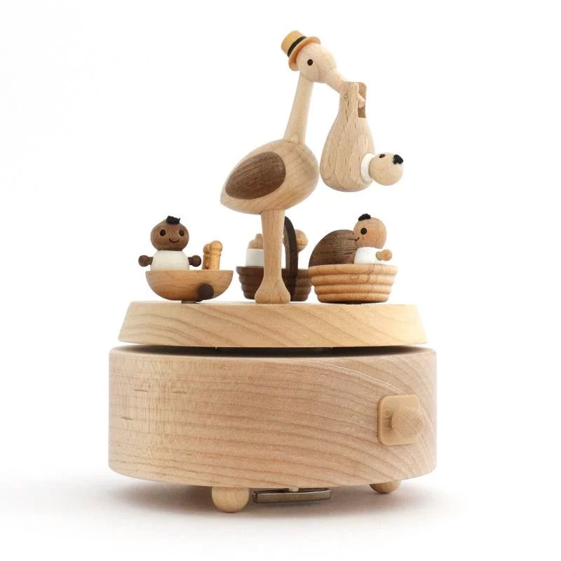 Boite à musique Bébé Cigogne N°16