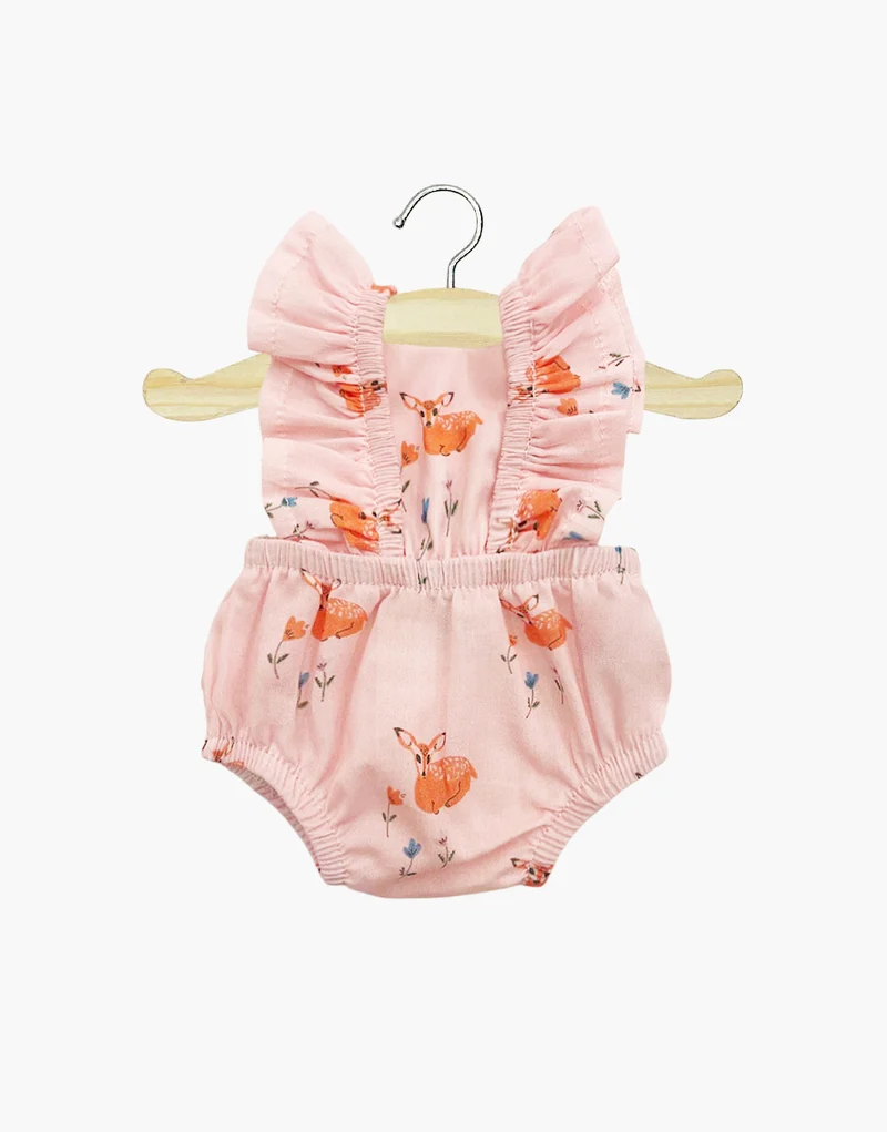Barboteuse Lou et son headband en coton - Sweet Deer