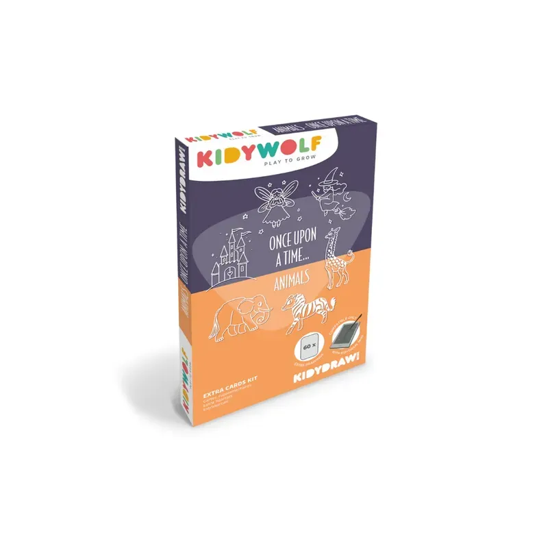 Cartes Kidydraw - Il était une fois & Animaux