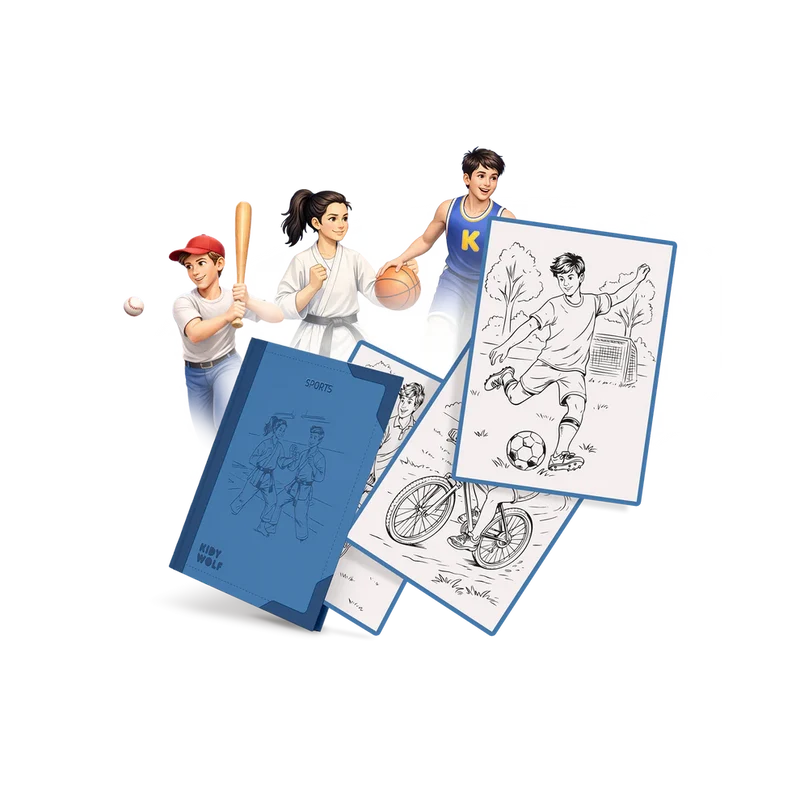 Cartes Kidydraw Pad - Sport