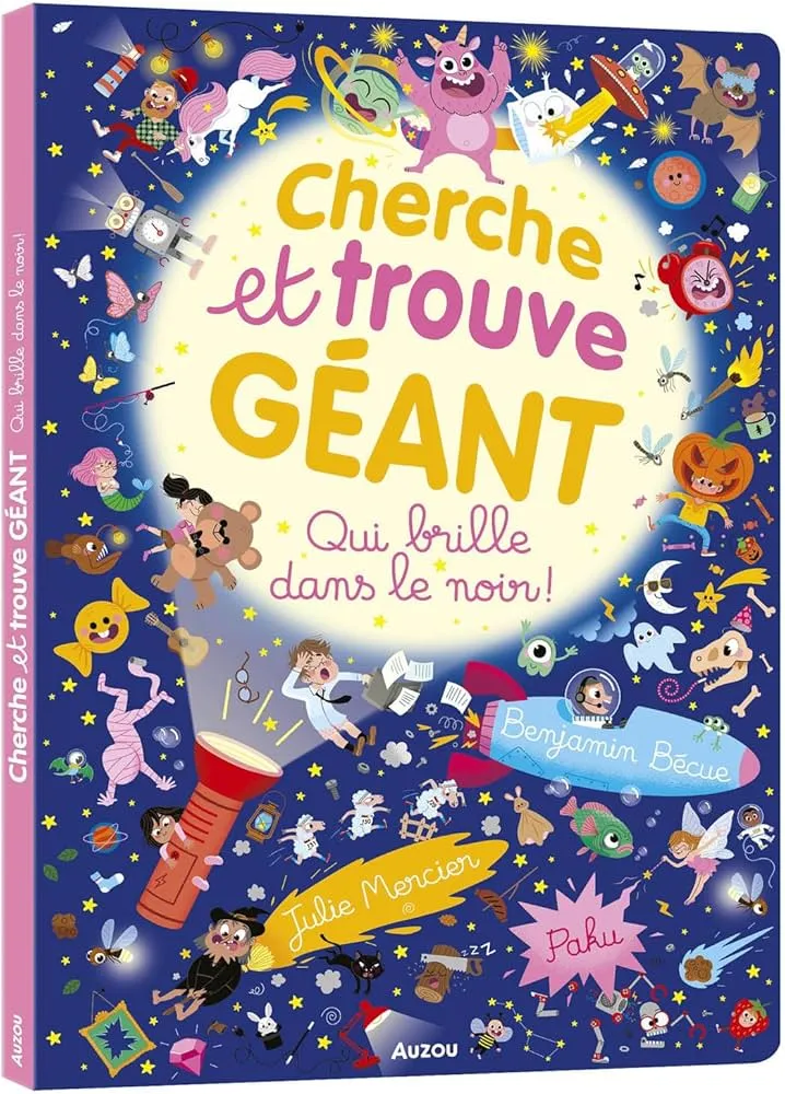Cherche et trouve géant qui brille dans le noir