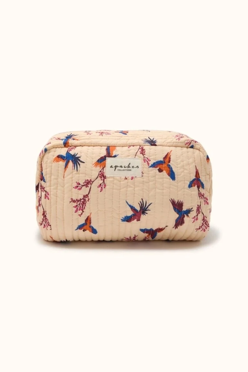 Trousse de Toilette Cerisier Macadamia Dahlia - Apaches Collections