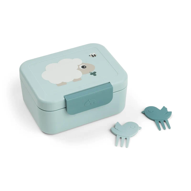 Tiny madkasse med snack picks - Tiny farm - Blå