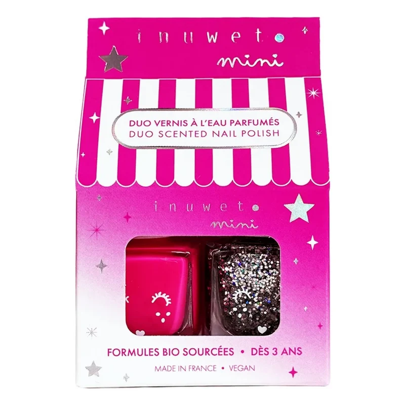 Duo Vernis Bubble Gum & Vanille - Inuwet