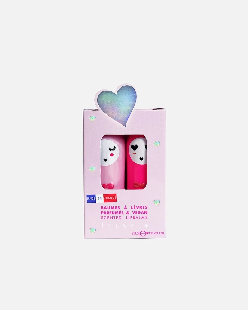 Duo Baumes à Lèvres Fraise & Cerise - Inuwet