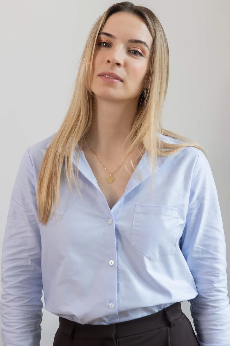 Chemise Sarah - bleu ciel
