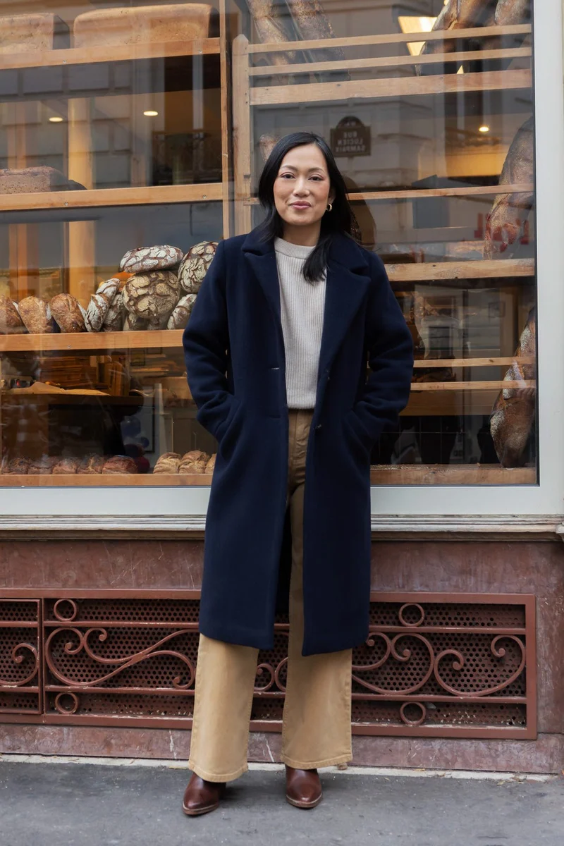 Manteau Françoise - marine