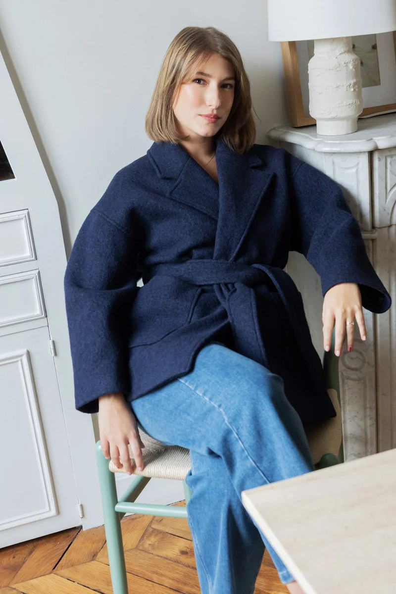 Manteau Yoko - marine