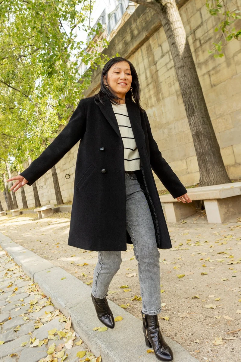 Manteau Jeanne - noir
