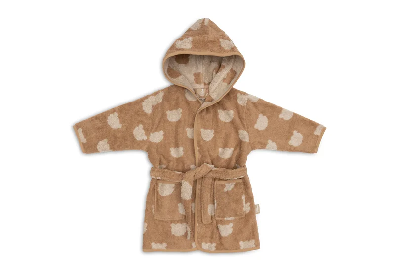Peignoir de bain 1-2 ans - Jacquard Teddy Bear