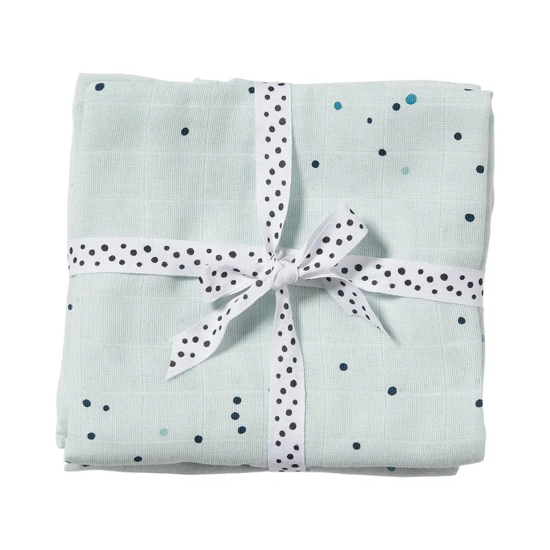 Babysvøb 2 stk. - Dreamy dots - Blå
